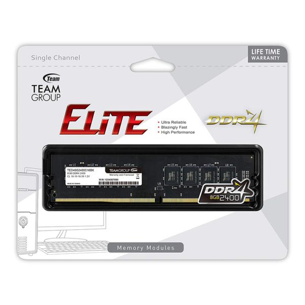 Memoria DDR4 8GB 2666MHZ team elite