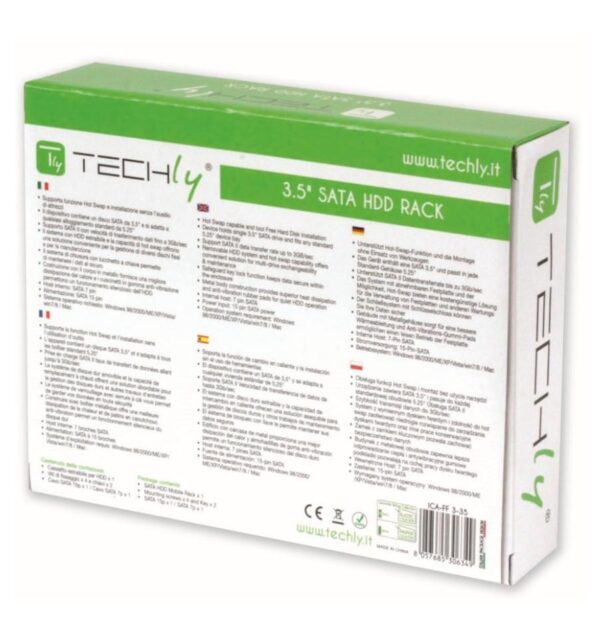 CASSETTO ESTRAIBILE PER HDD SATA 3,5'' - immagine 2