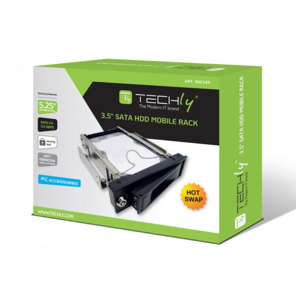 CASSETTO ESTRAIBILE PER HDD SATA 3,5''