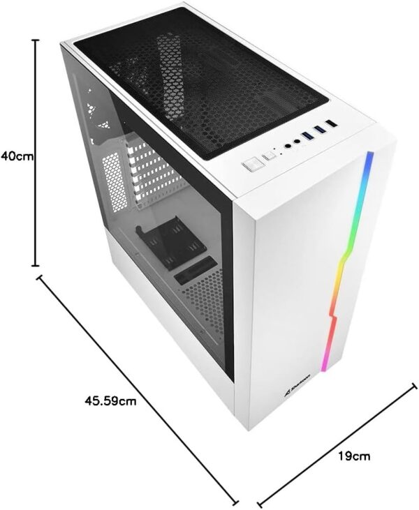 Pc Gaming White i5-12400F - immagine 9