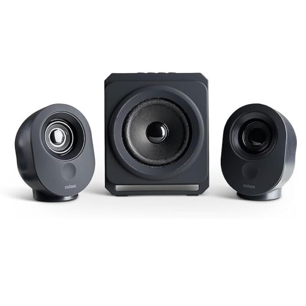 Nilox, Casse da 35 W con Subwoofer, Modalità USB e Micro SD, - immagine 2