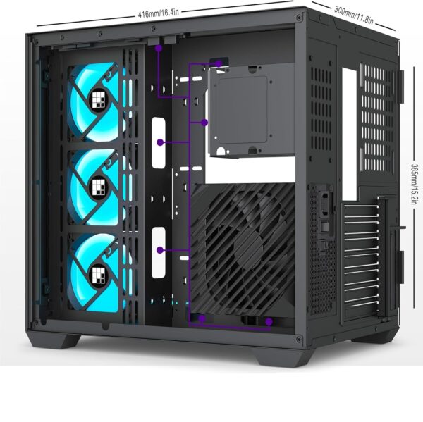 Pc Gaming Ryzen 7 7800X3D S.video 5070 12gb - immagine 8