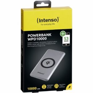POWERBANK INTENSO WPD10000 10000 mAh, Argento
